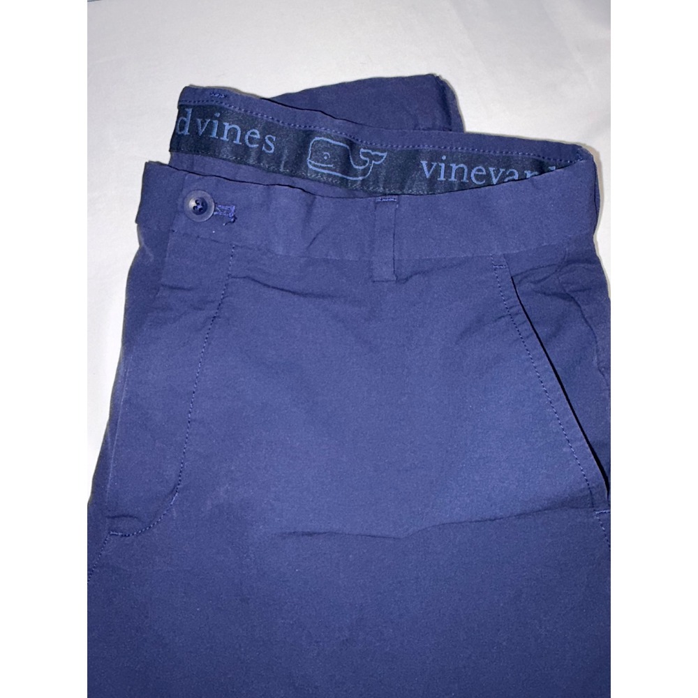 Vineyard Vines Mens Performance Breaker Shorts Navy Blue Size 36 Golf Casual